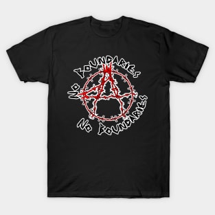 Anarchy symbol barbed wire T-Shirt